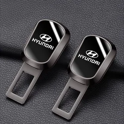 Car Seat Belt Extender Plug For Hyundai I30 I20 I10 Venue Tucson Genesis Mirror Metal Safety Belt Extend Lock Buckle Accessories