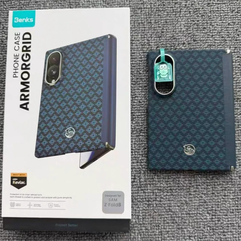 Etui z włókna węglowego Benks do Samsunga Z Fold 8, Kevlarowa obudowa z funkcją bezprzewodowego ładowania do SAMSUNG Z FOLD 8 ULTRA — zdjęcie produktu 4