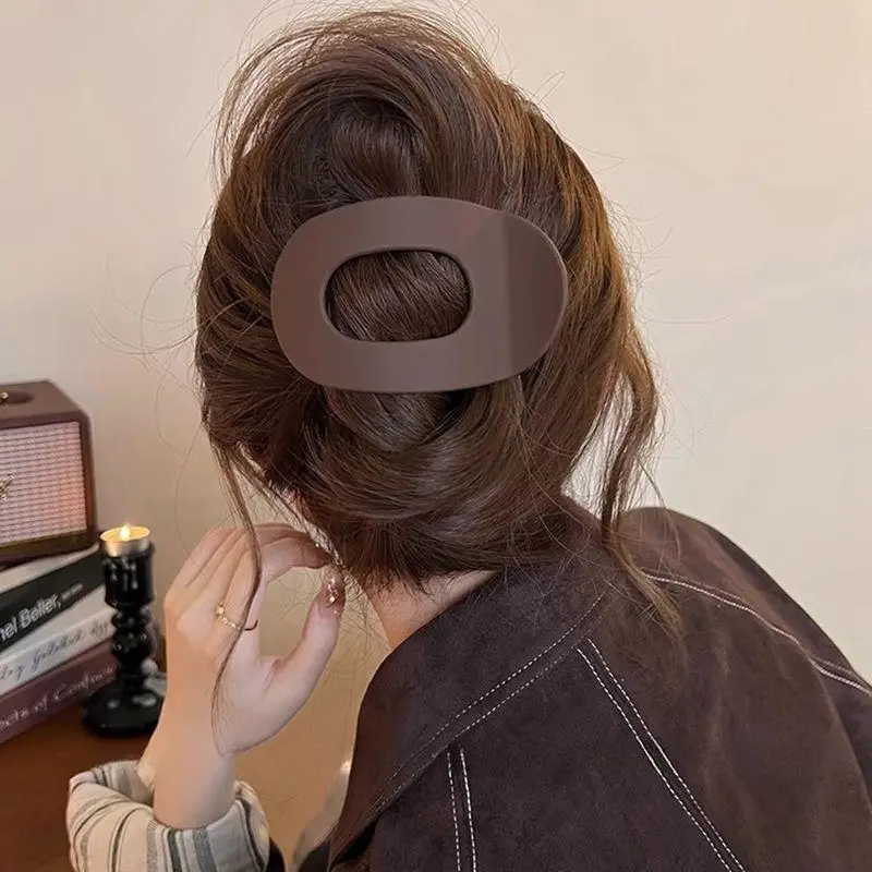 Matte Flat Hair Clips Non Slip Strong Hold Bangs Fixing Hairpins 3 Color Options for Women Makeup Use