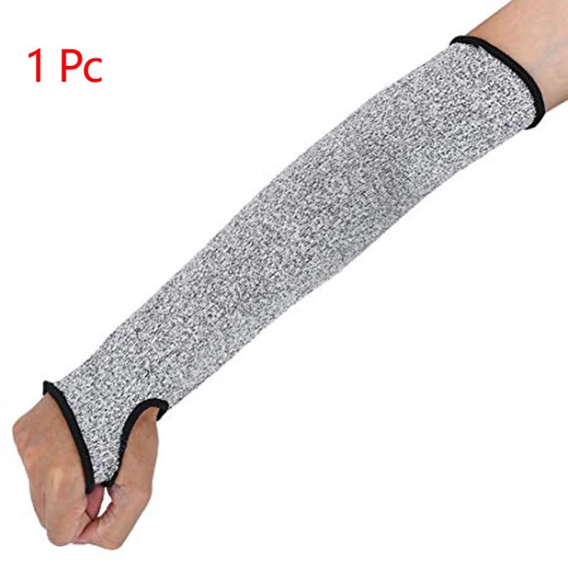 1Pc Level 5 HPPE Cut Resistant Arm Sleeve Anti-Puncture Work Protection Arm Sleeve Cover For Men Women