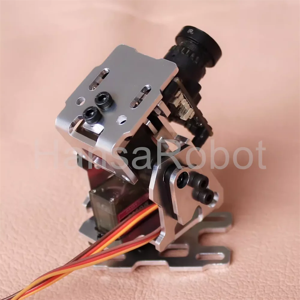 Metal Pan Tilt Bracket Servo Gimbal Sky Fpv Head Chase Dual-Axis Gimbal Model Aircraft Camera Gimbal