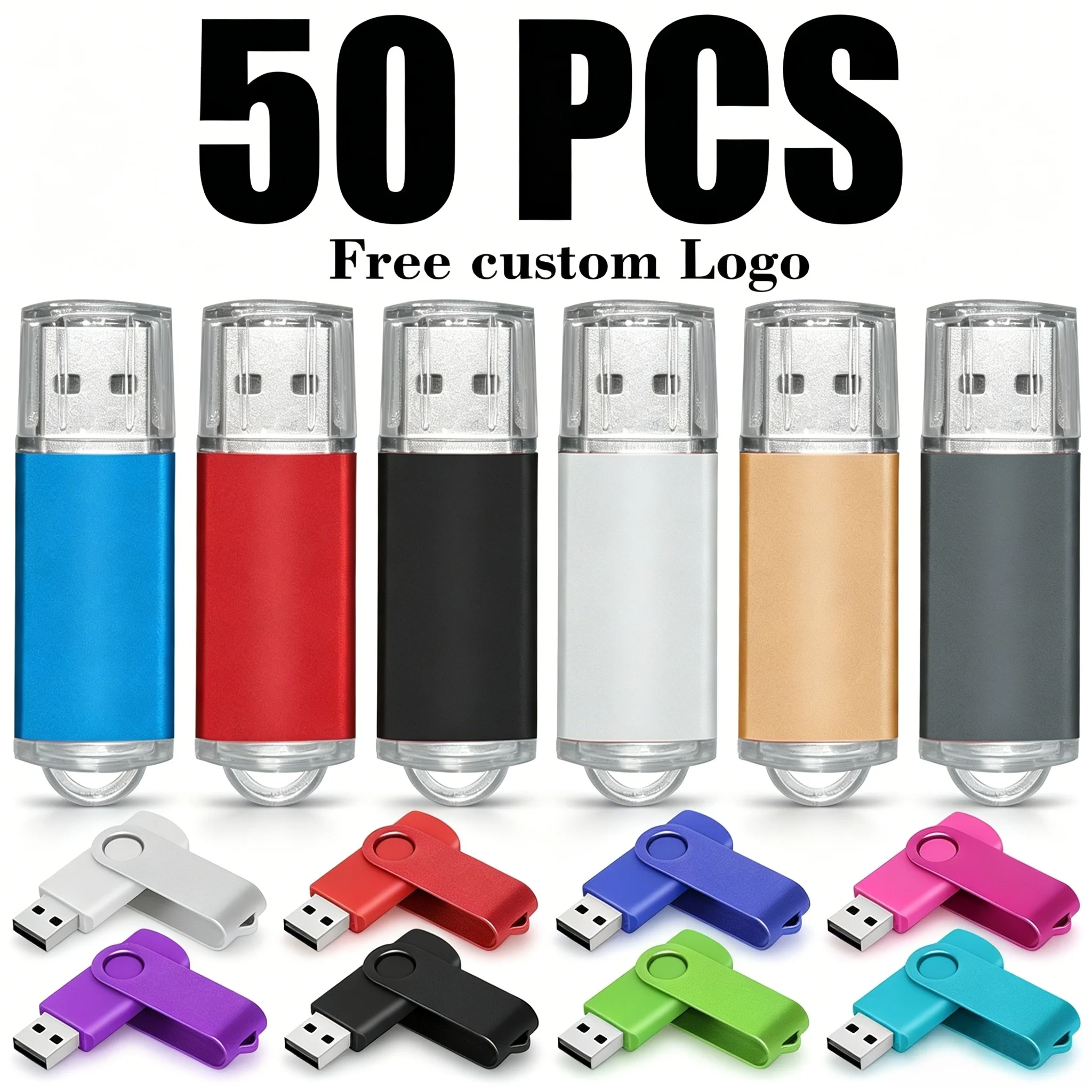 cle-usb-personnalisable-avec-logo-gratuit-50-pieces-20-4-go-8-go-16-go-32-go-64-go-128-go-cle-usb-disque-flash