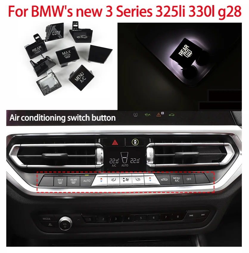 

Новая 3-серия 325li 330l G20 кнопка переключения кондиционера запасная часть для климат-контроля для BMW