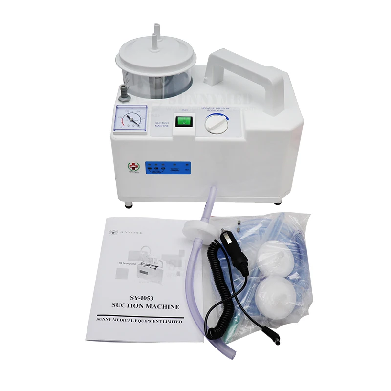 SY-I053 medical veterinary pet surgical aspiration vacuum pump aspirator  phelm Portable Phlegm Suction Unite