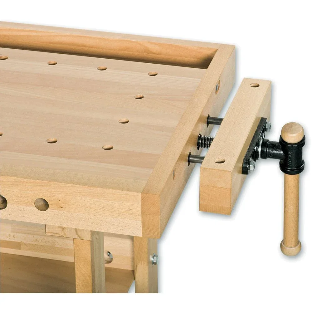 Traditional Woodworking Workbench with Vise