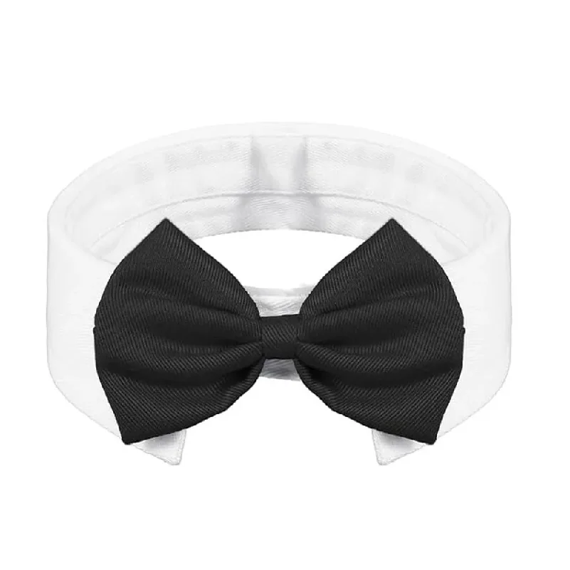 Bow Tie Cat Collar, Dog Cat Tuxedo Collar, Cat Wedding Bowtie, Adjustable Formal Collar Neck Tie, Formal Pet Cats Necktie for Ca view 5
