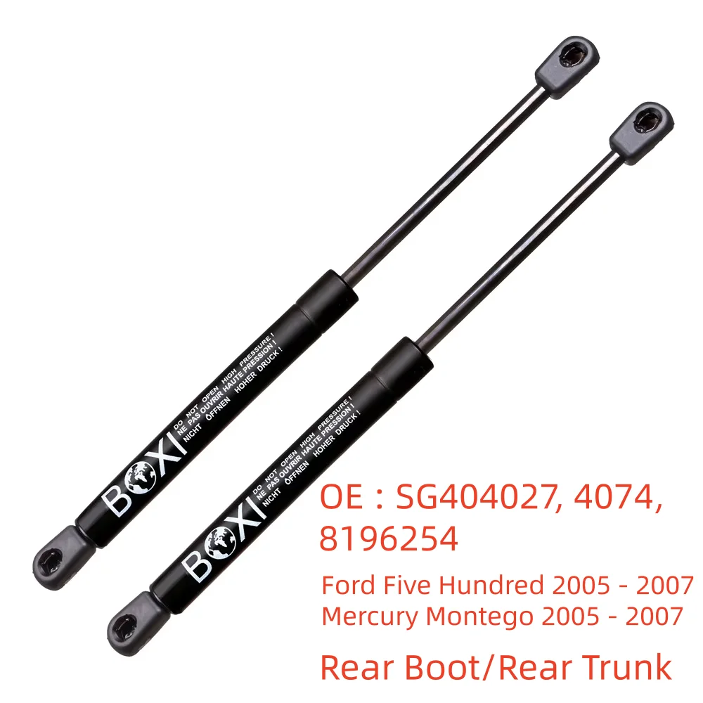 BOXI 1 Par de Soportes de Elevación para Maletero 4074, 5G1Z54406A10AA para Ford Five Hundred 2005-2007, Mercury Montego 2005-2007