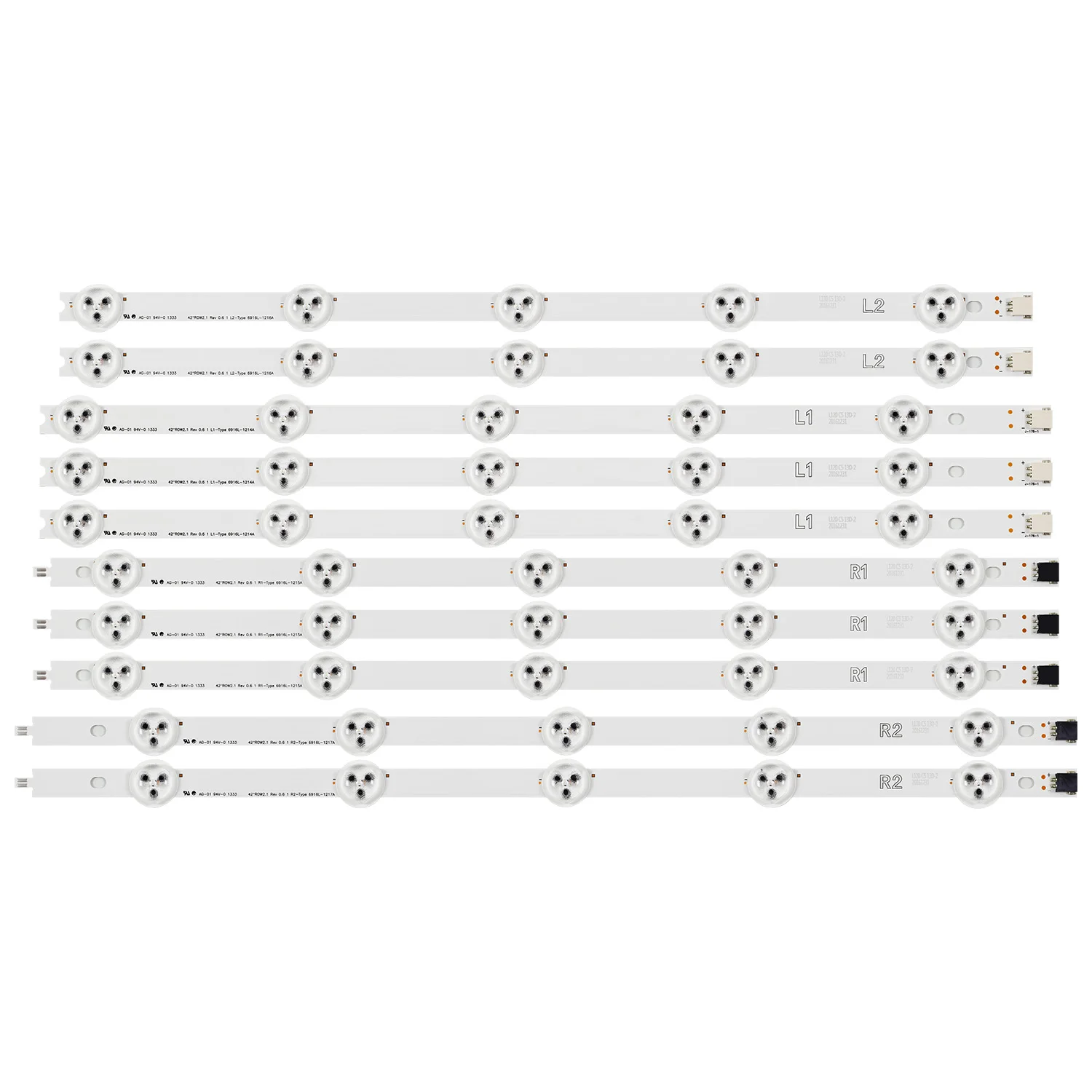 LED Strip For 42LA6130 42LA621V 42LN578V 42LA616V-ZG 42LA621V-ZD 42LA621S-ZD 42LA615V-ZA 42LA615V-ZB 42LA615V-ZE 42LA62 LC420DUE