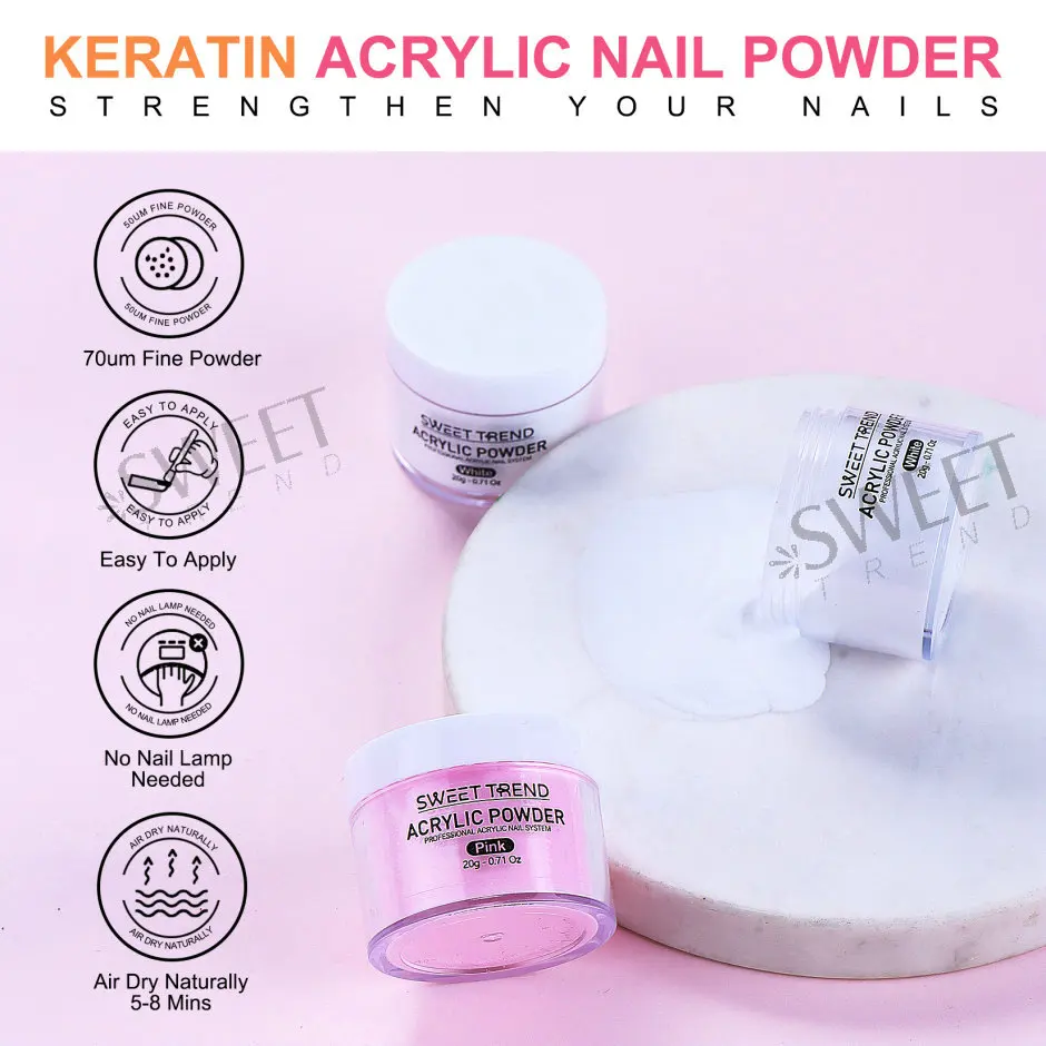 Professional Nail Extension Kit Complete Basic Gel 48W Nail Lamp Acrylic Powder Sticker Tools Electric Drill Rhinestone Manicure