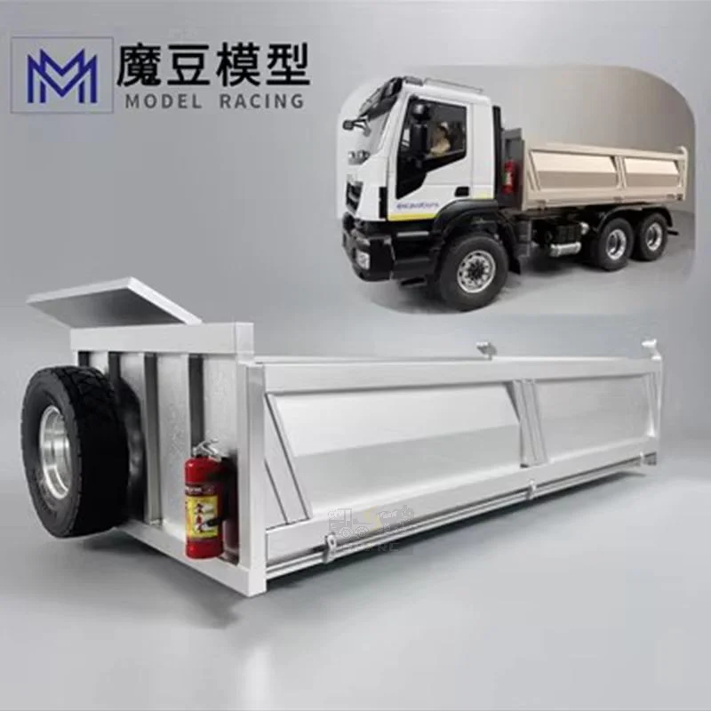 1/14 Mud Truck 6x6 Body Dump Bucket Model Diy Accessories For Tamiya  Lesu Scania Man Actros Volvo Car Parts