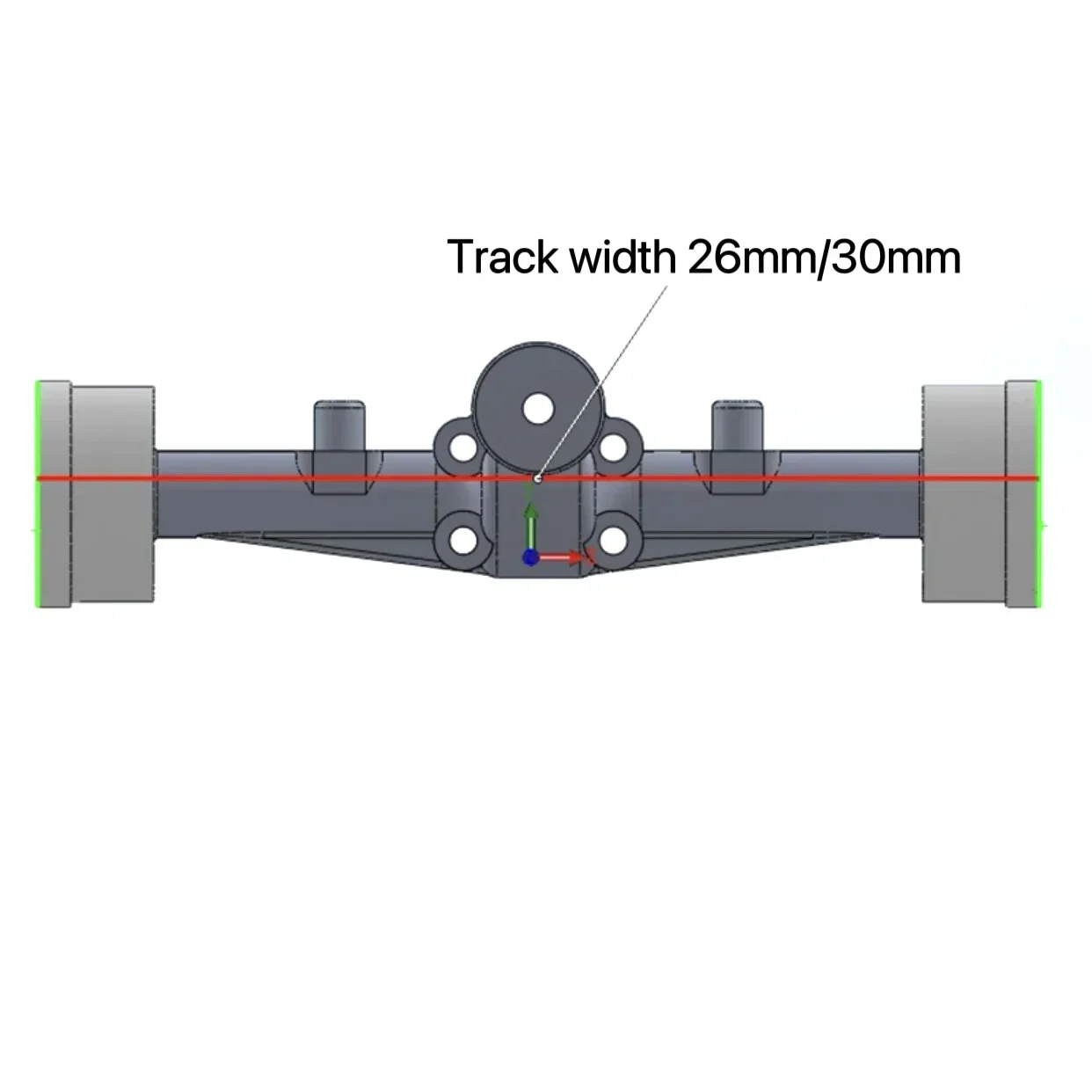 15:1 Mini Axle Kit 15T Static Modified Axle DIY 1/87 1/72 1/64 Axle Sleeve Material