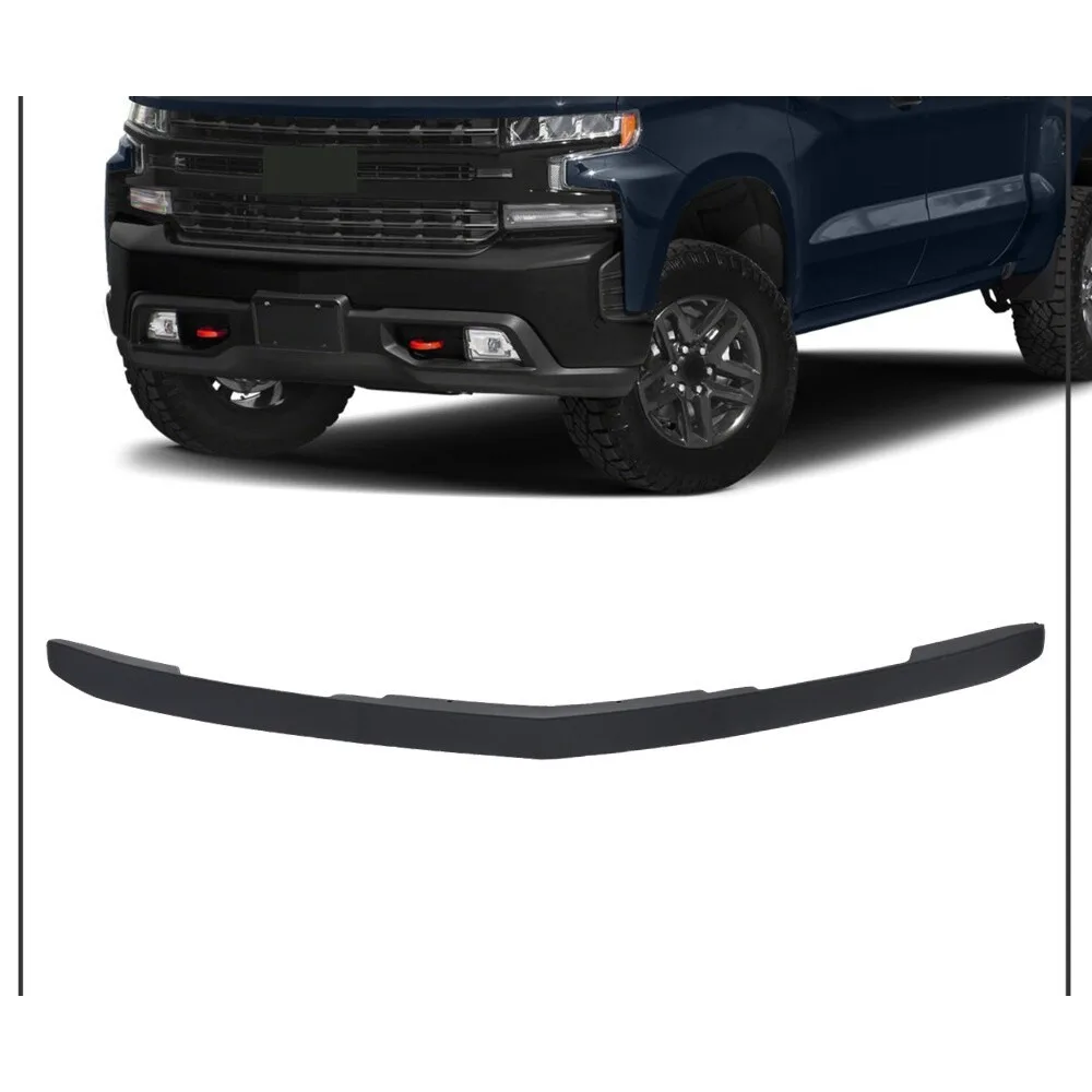 

84219090 Front Upper Bumper Molding Trim For Chevy Silverado 1500 2019-21 Black