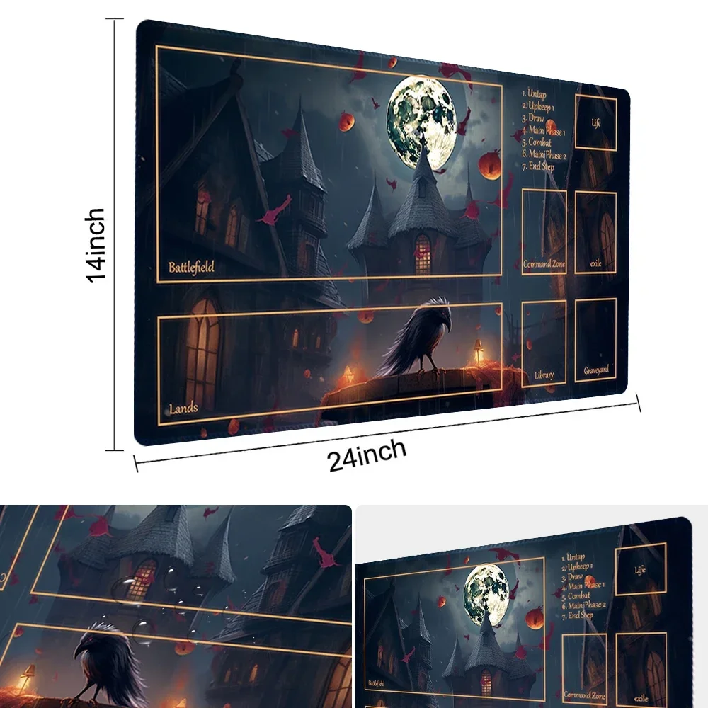 The mystery-Board Game MTG Playmat Game Mat Size 60X35 CM Compatible for TCG