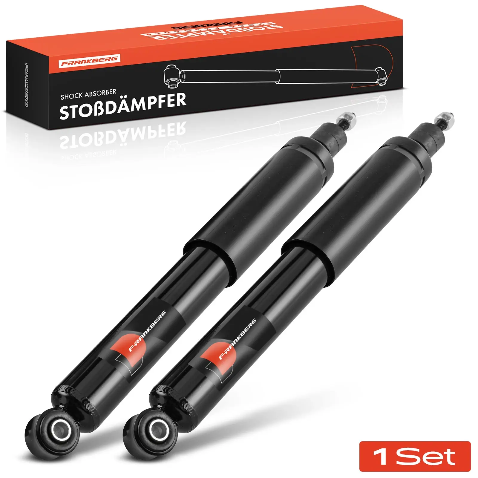 Frankberg 2x Stoßdämpfer Vorderachse für Hyundai H-1 Cargo TQ A1 Travel TQ H-1/Starex A1 Bj ab 1997 543004A700 543004A600