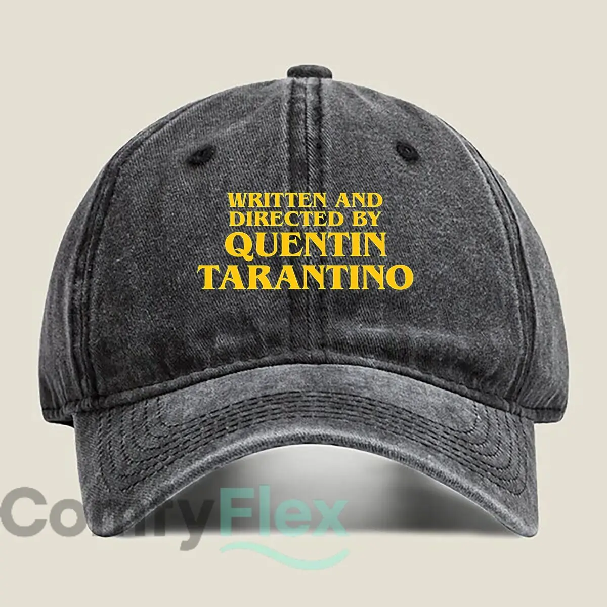 escrito-e-dirigido-por-quentin-tarantino-texto-bone-de-beisebol-masculino-feminino-angustiado-lavado-bone-de-sol-chapeu-de-treinos-ao-ar-livre