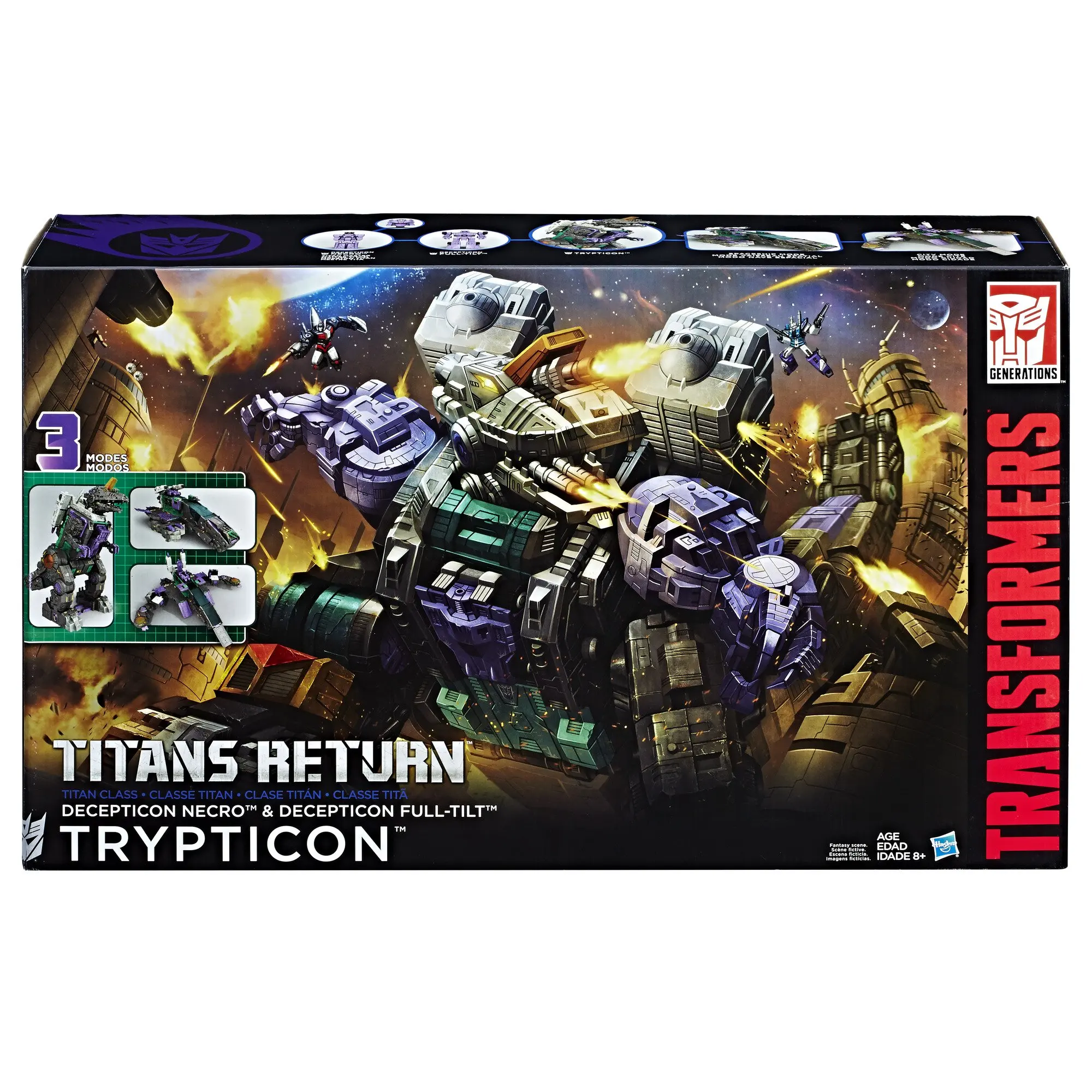 Transformers Toy Tra Generations Trypticon Action Figure 19 Inch Collectible Model Toy Holiday Gift