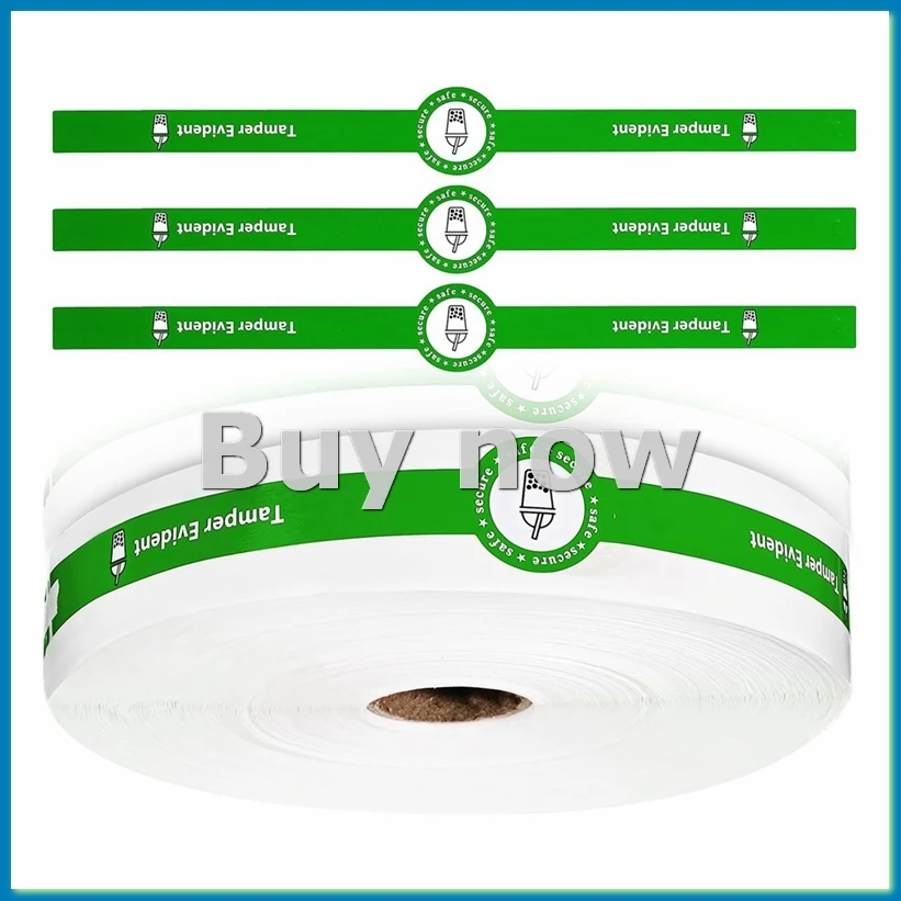 500 Pcs Safe Secure Tamper Evident Seals Stickers for Drink Lids Food Delivery Stickers Sealed for Freshness Labels-ABHG