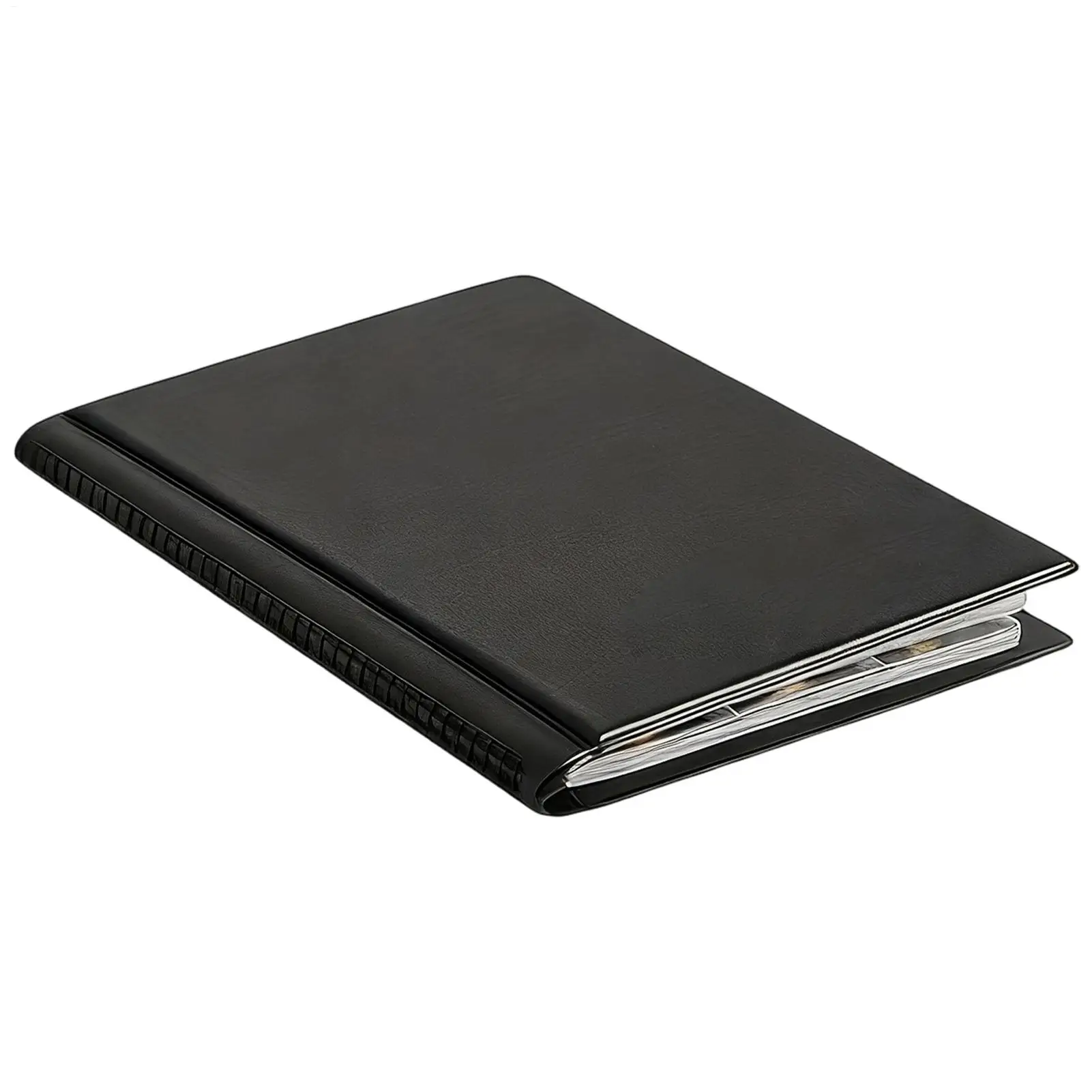 Coin Collection Storage Transparent Universal Display 120-Compartment Quarter Dime Collection Book for Currency Dollars Cents