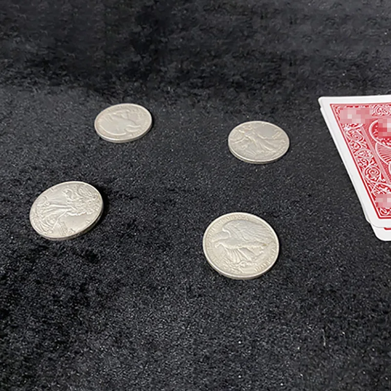 Mist Coin Set 2.0 by Jimmy Fan Magic Tricks Coin Matrix Transportation Magia Close-up Appearing Vanishing Illusions Gimmicks