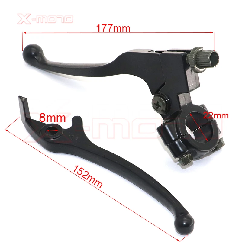 Folding Clutch and brake lever for 110  125  140  150 CC dirt bike & dirt pit bike AND ATV  spare part motocross