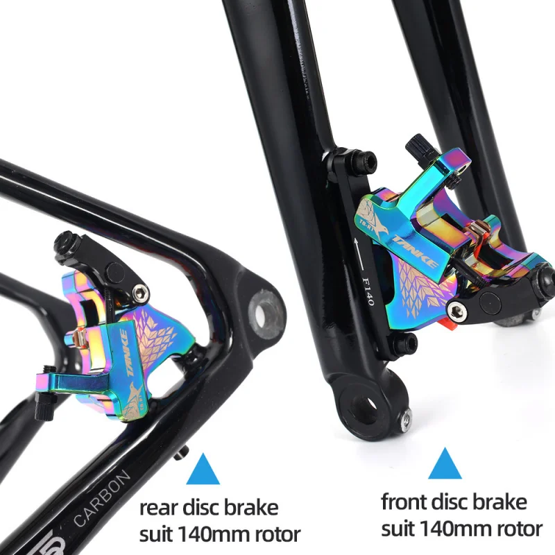

TANKE Зажим для дискового тормоза под давлением масла 140 мм, дорожный гравийный велосипед, гидравлический ротор 160 мм, линия с ЧПУ, тянущая велосипедные суппорты, детали