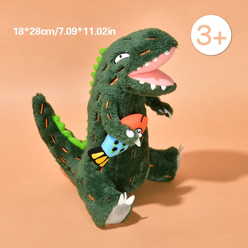 Adorable poupée en peluche dinosaure, jouet en peluche doux pour enfants, oreiller de câlin, cadeau d'anniversaire pour garçons et filles