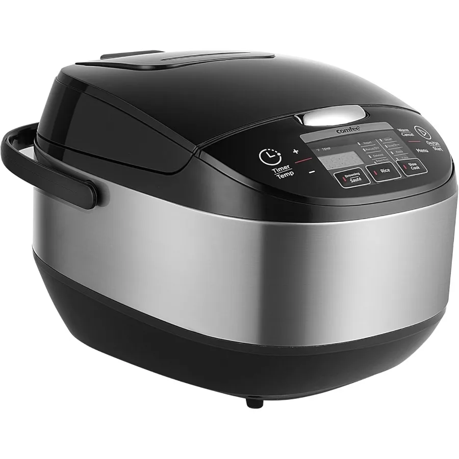 

Japanese Large Rice Cooker with Fuzzy Logic Technology 11 Presets 10 Cup Uncooked/20 Cup Cooked Auto Keep Warm 24-Hr Delay Time