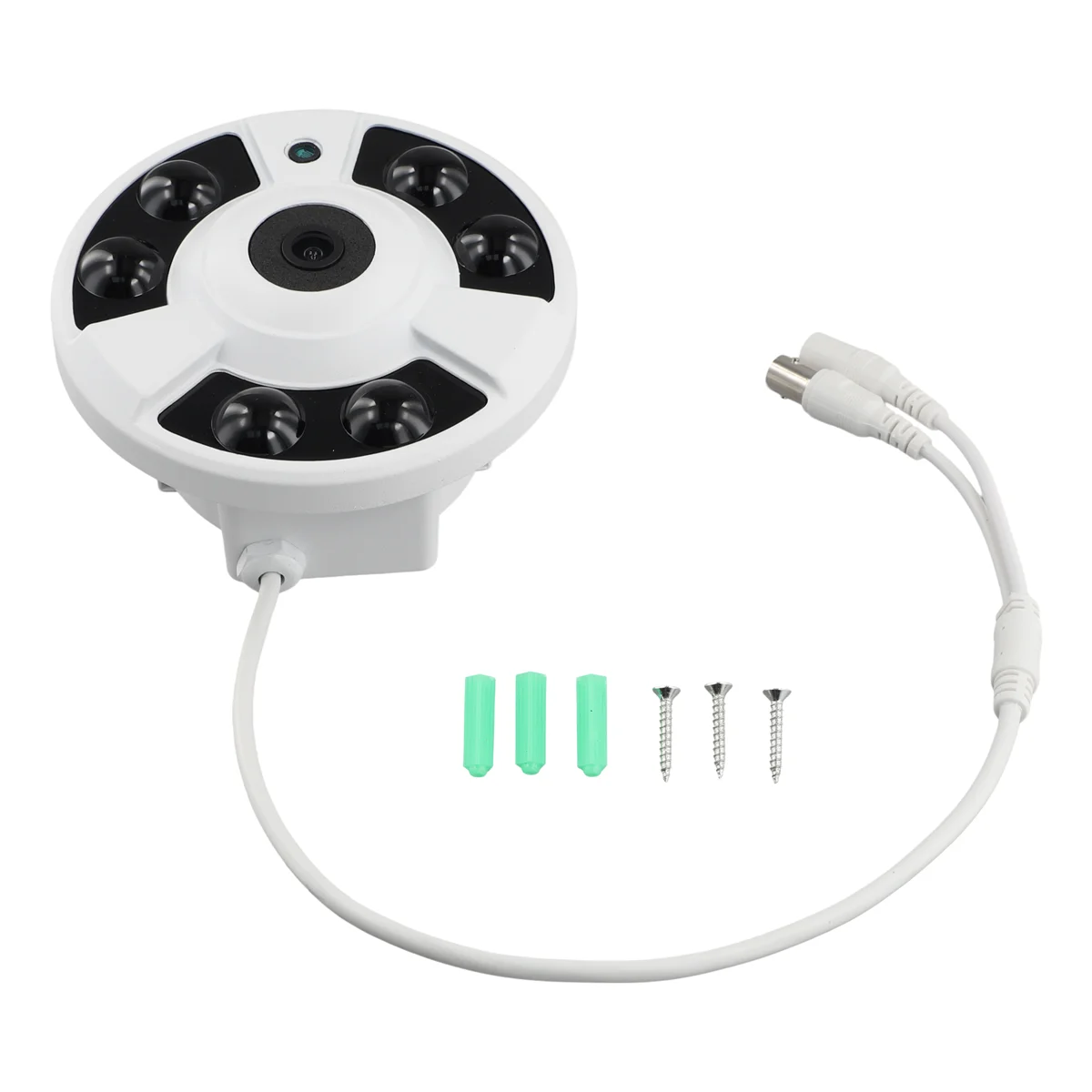 

New 5MP IR 6 Lights Camera Wide Angle HD Surveillance IR Night Vision UTC 5-In-1 AHD Coaxial BNC Camera
