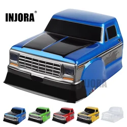 INJORA RC Car Half Pickup Head Body Shell F150 dla 1/10 RC Crawler Car Axial SCX10 90046 TRX4 Gen8