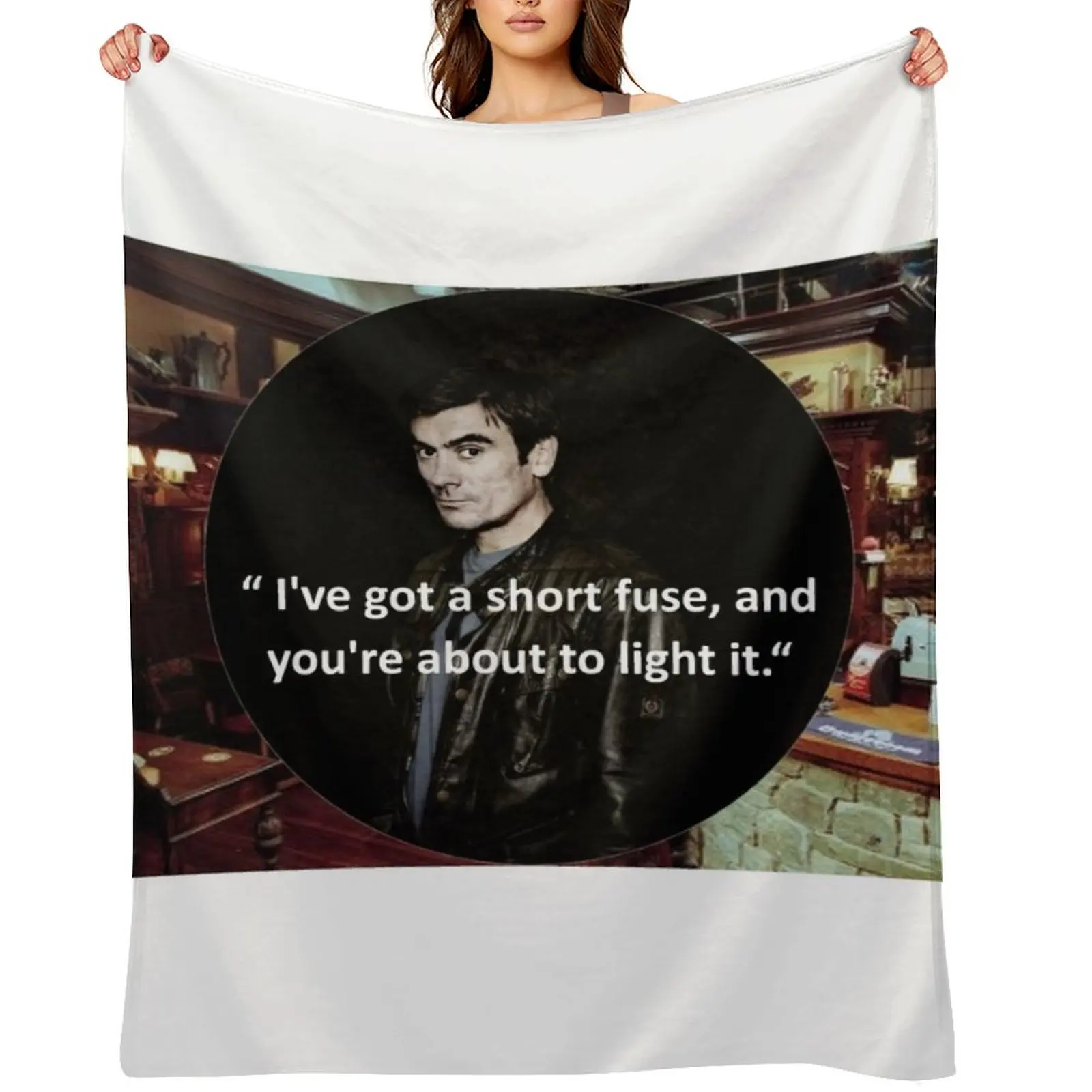 

Cain Dingle I've Got S Short Fuse Throw Blanket Decorative Throw Decoratives Decorative Beds Blankets