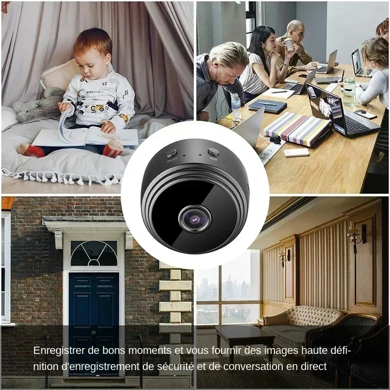 كاميرا منزلية A9 HD 1080p شبكة لاسلكية WIFI مع رؤية ليلية رياضية خارجية وقدرات الأشعة تحت الحمراء
