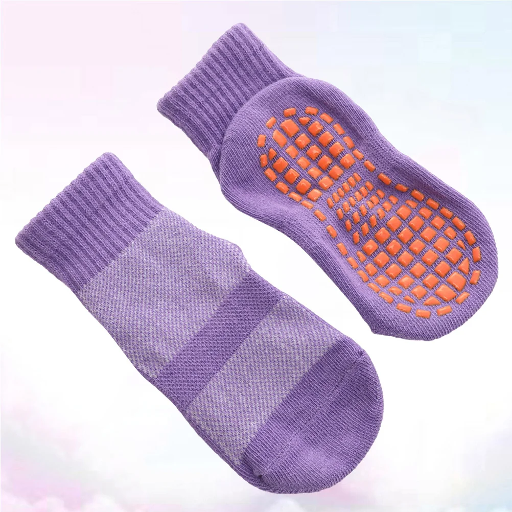 

3Pairs Anti-Slip Floor Socks Kids Cotton Breathable Dispensing Sports Socks Winter Warm Soft Non Hairball Birthday Gift S