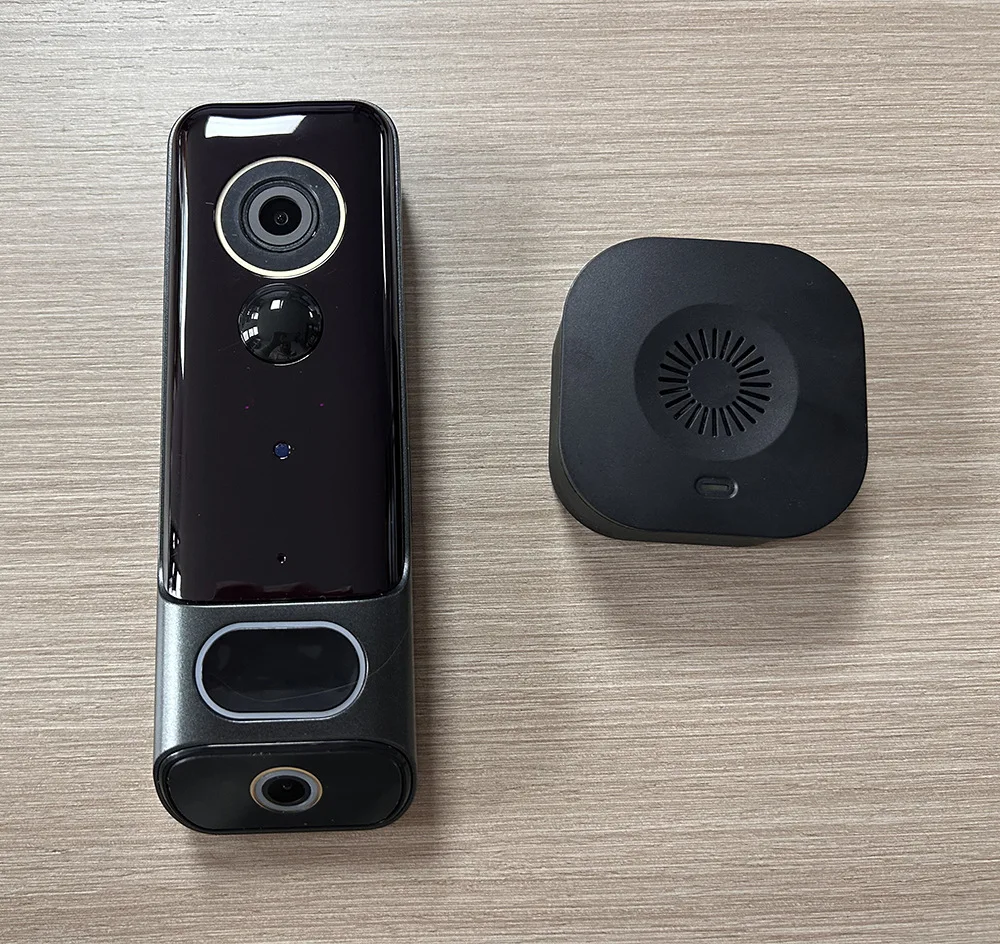 4MP CloudEdge APP WIFI Doorbell Dual Lens Video Door Phone Low Comsunption Visual Doorviewer Camera Intercom Peephole Viewer