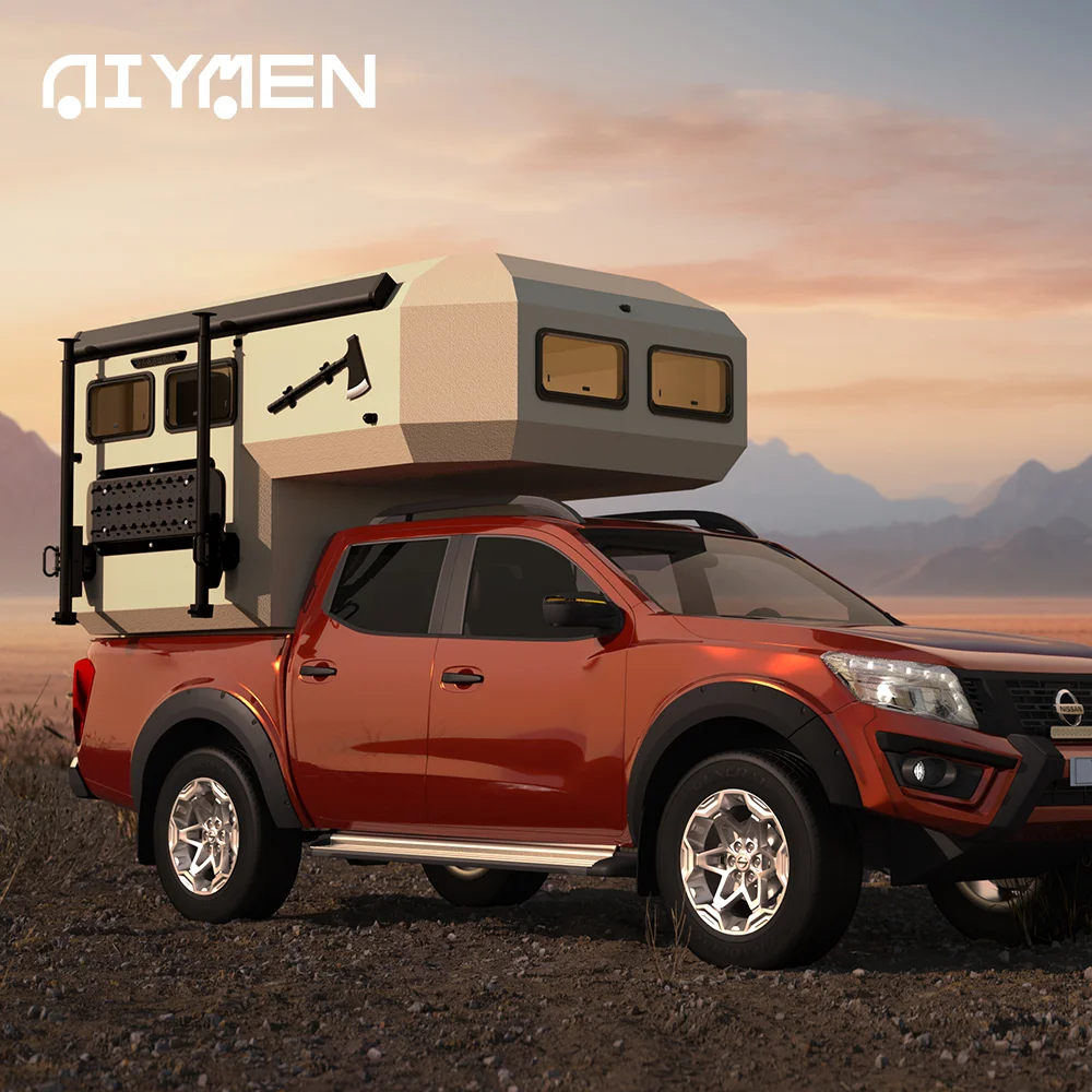 Expedition Bed 4x4 off Road Pop up Top Overland Composite Travel Truck Camper Sale for Pickup