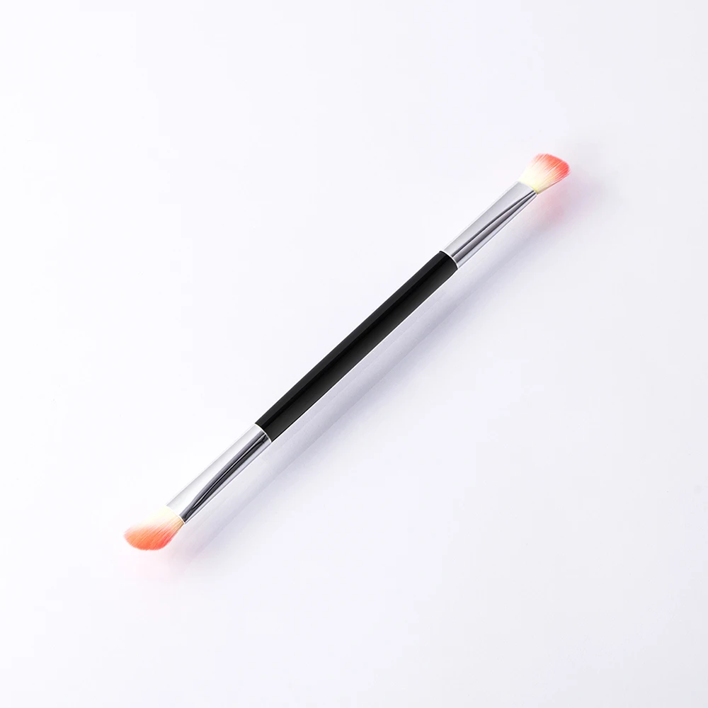 Enkele make-upborstel Tweekoppige oogschaduwborstel Losse poederborstel Platte kop Schuine kop Foundationborstel Cosmetica Gereedschap