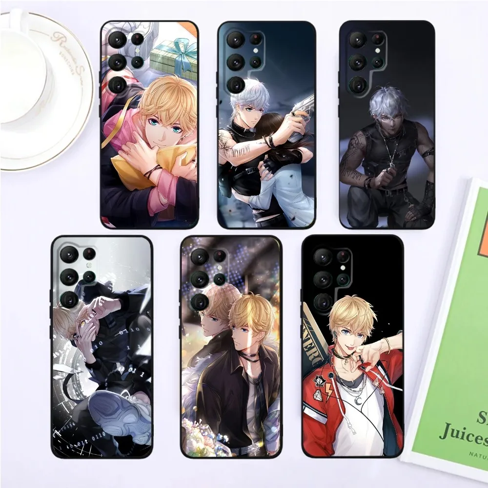 Чехол для телефона Love And Producer ZhouQILuo Kiro для SamsungS24, S23, S22, S21, Ultra Pro S10, S30 Plus, S9, 20 Lite, черный чехол