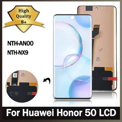 New For Honor 50 Display LCD Screen With Frame For HUAWEI Honor 50 NTH-NX9 NTH-AN00 LCD Screen Display Touch Panel