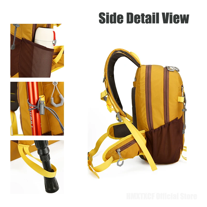 Resistente à água viagem das mulheres dos homens mochila acampamento caminhadas portátil daypack trekking escalada volta sacos caminhadas suprimentos