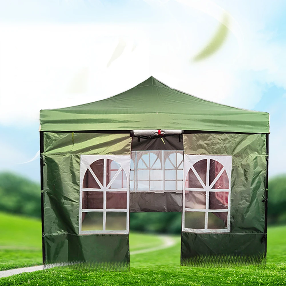 Imagem -04 - Tecido Toldo Tecido Toldo para Publicidade Exterior Folding Exhibition Booth Tent Parasol Top Four Corners 420d Vermelho 2x2m