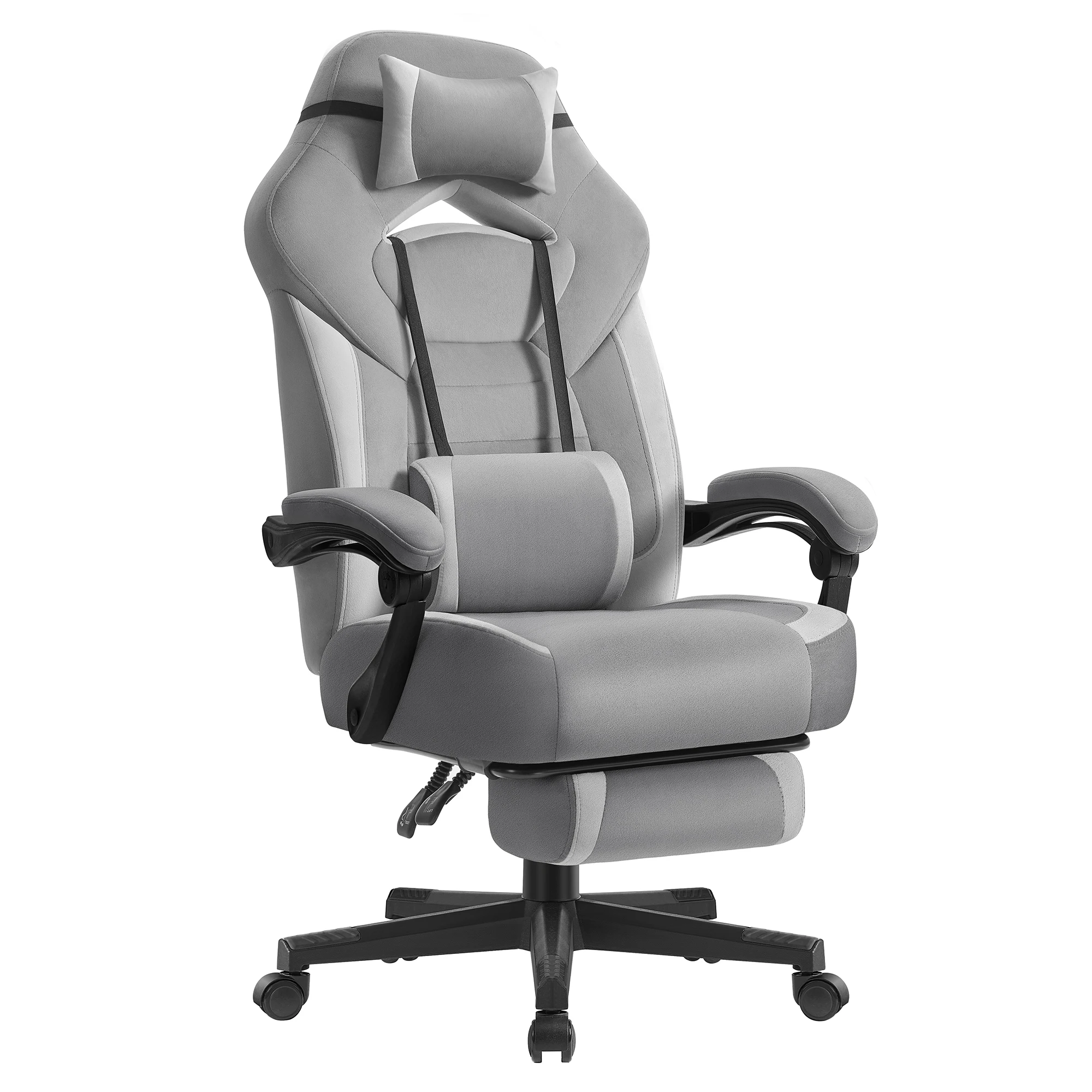 SONGMICS Gamingstoel Bureaustoel Computerstoel Ergonomisch ontwerp Voetsteun