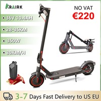 350W Electric Scooter 36V 10.4Ah Battery 30km/h Max Speed Folding EScooter 8.5 inch Solid Tires Electric Kick Scooter for Adults