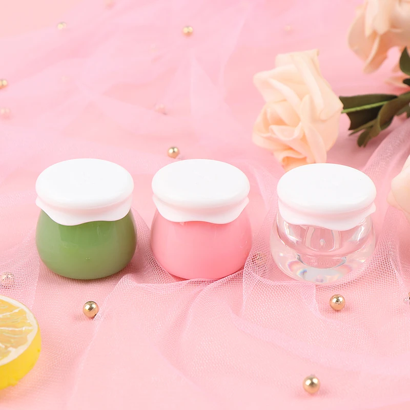 10G Plastic Cosmetic Empty Jar Pots Makeup Cream Lip Balm Refillable Container