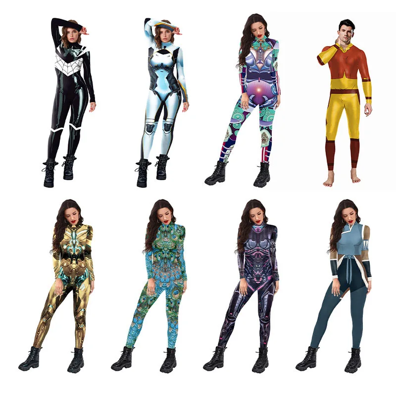 

Cosplay Armor Robot Cosplay Costume Bodysuits for Halloween Theme Party Role Play Carnival Party Performance Jumpsuit