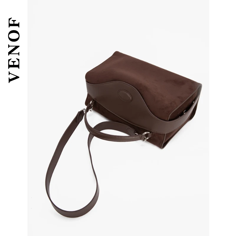 Venof-Grand Sac de Luxe Original en Cuir Synthétique pour Femme, Souple, Grande Capacité, Initié à la Main, Hiver, 100%