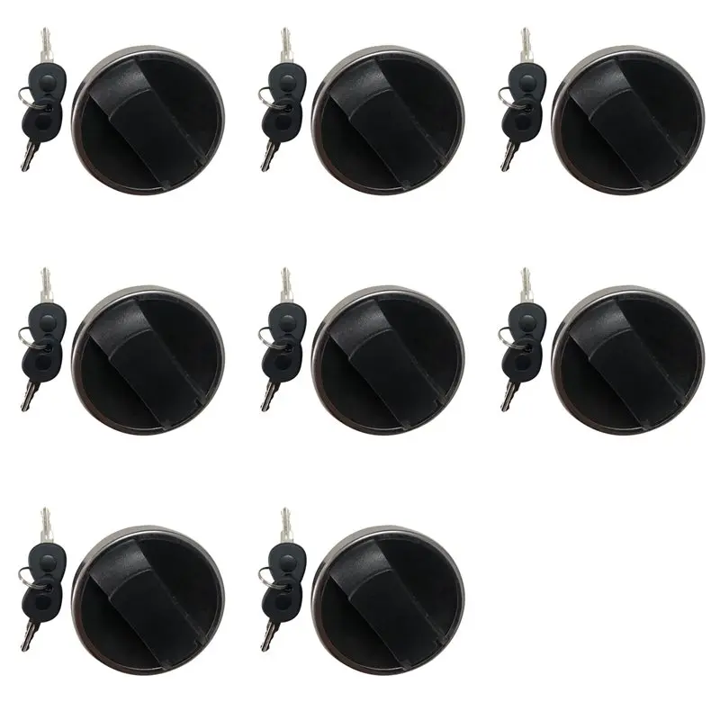 8X Fuel Tank Cover For Scania Truck Gas Cap With Lock Key 2993923 1402004 1481301 Automobiles Exterior Parts