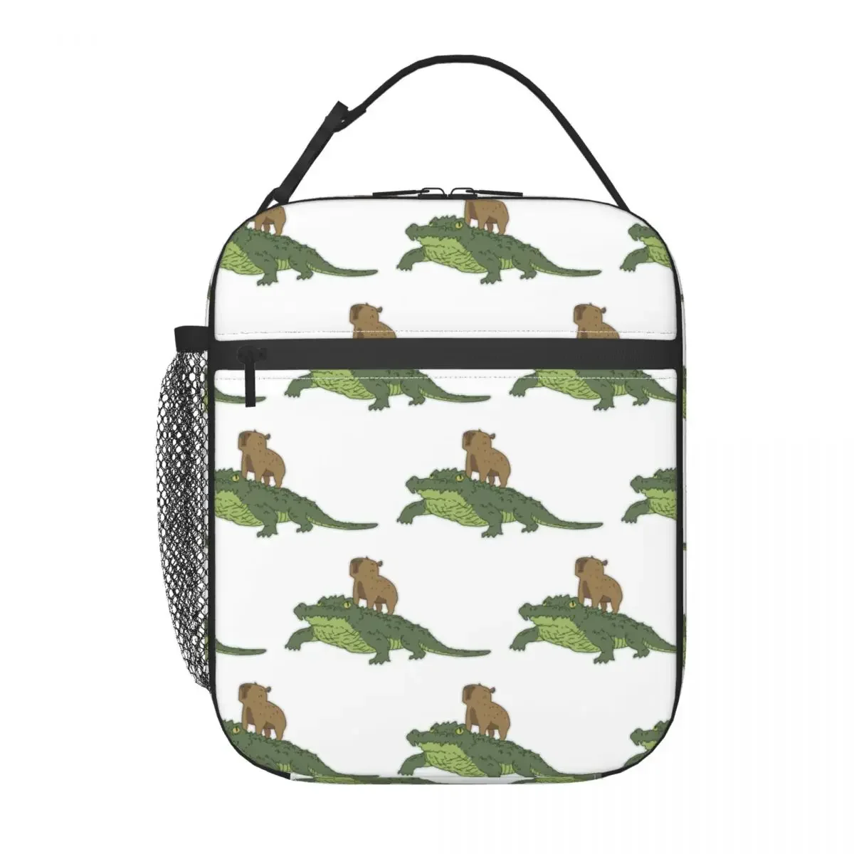 This Is How I Roll Capybara Insulated Lunch Bag Cooler Lunch Container Leakproof Tote Lunch Box Food Storage Bags College Picnic