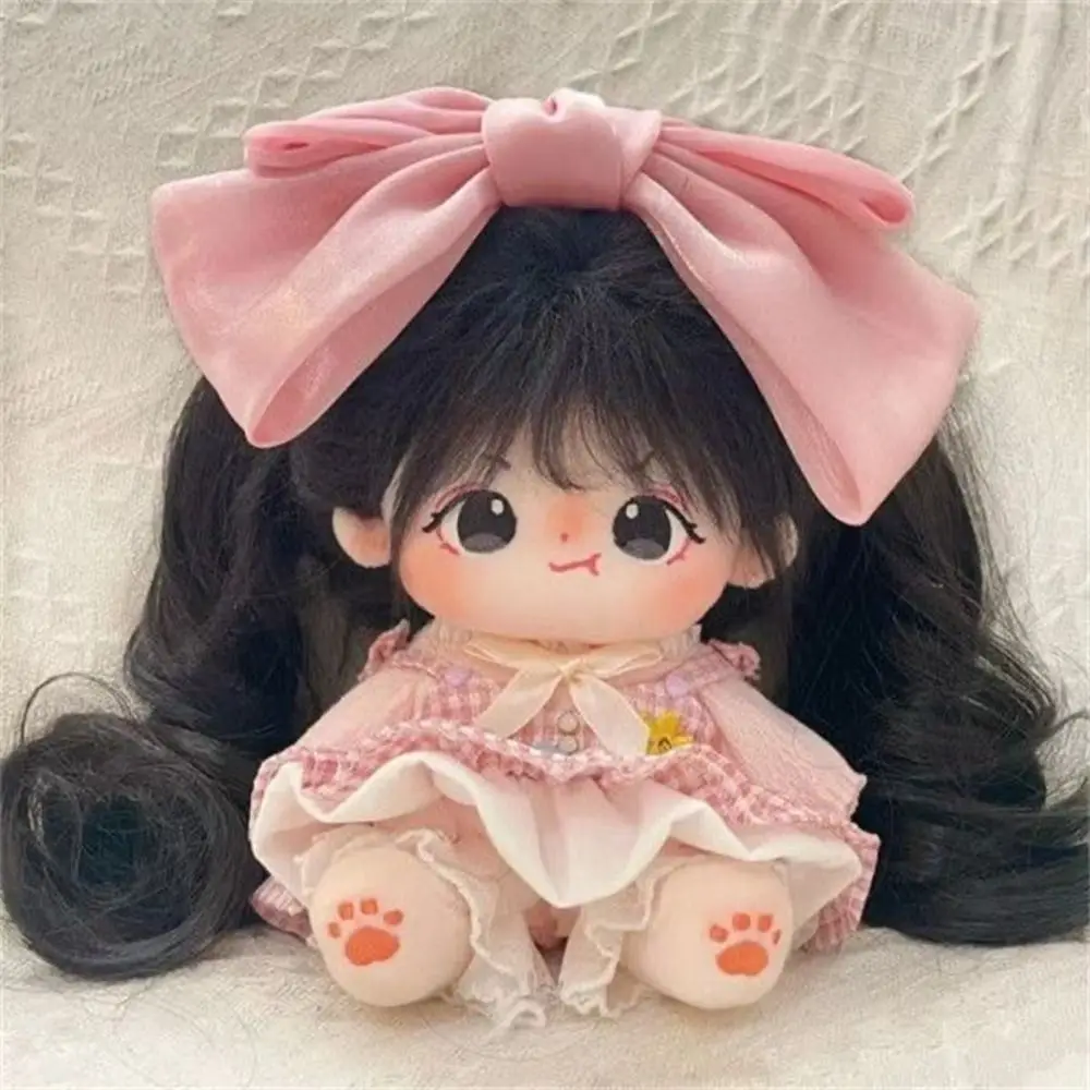 

Colorful Long Curly Ponytail BJD Wigs DIY Chemical Fiber Long Curly Hair Idol Star Doll 20cm Doll Wig Girls