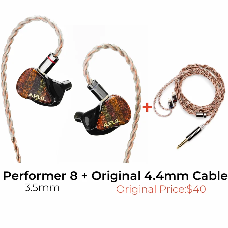 AFUL Performer 8/Performer8 ハイブリッド ドライバー 有線イヤホン
