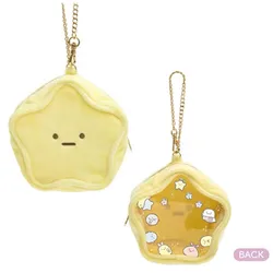 New Cute Sumikko gurashi Star Children Transparency Coin Purse Key Bag Case Small Wallets For Women