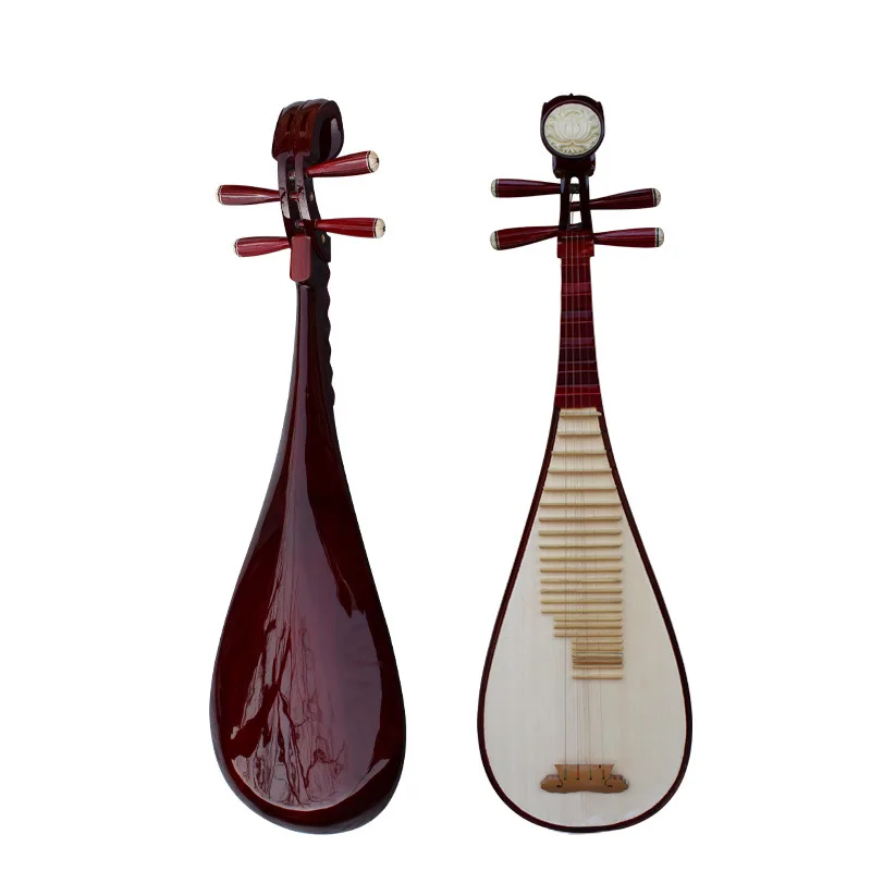 Hardwood Adult Pipa Beginner Teaching Instrument Bag Accessories